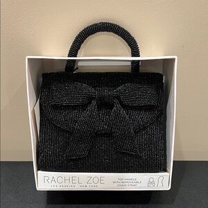 Rachel Zoe | Black Beaded Mini Bag